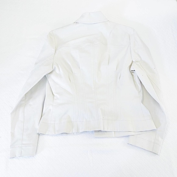 Bern and Mort Light Jacket Capiz Embellished Buttons SZ8 - Picture 4 of 7
